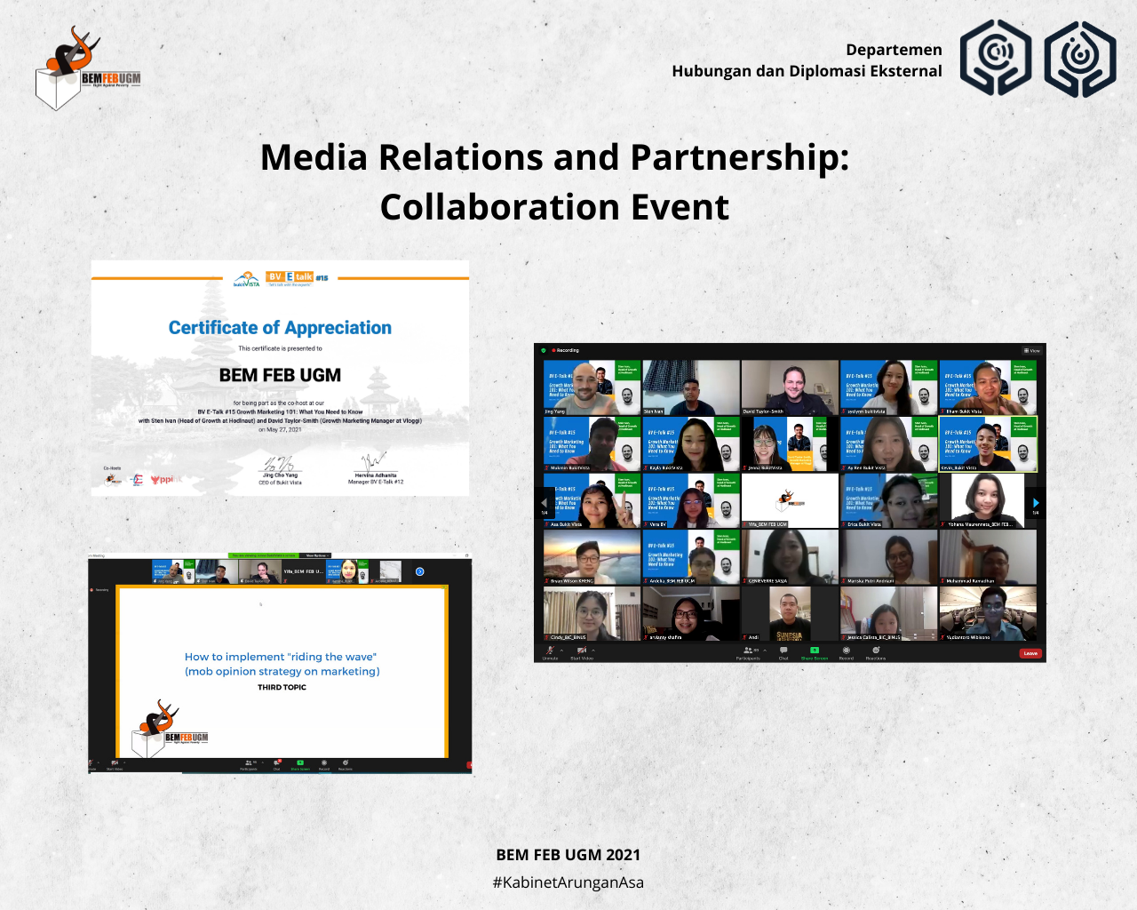 2. Media Relations and Partnership Collaboration Event BV E-talk#15